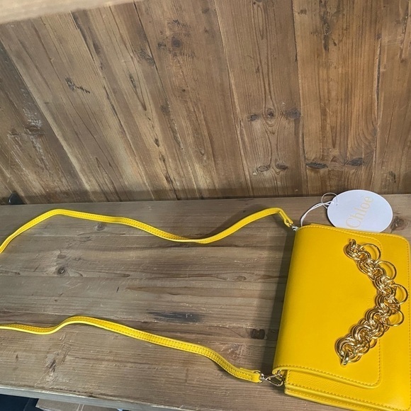 Chloé Crossbody Clutch Yellow - Picture 6 of 15